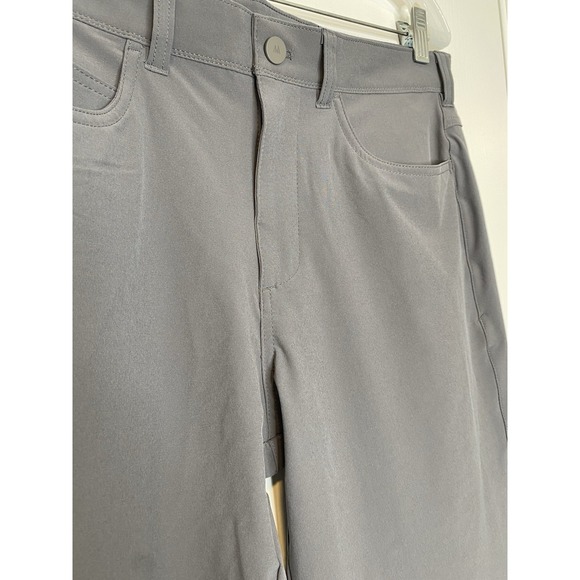 Mizzen and Main Mens Helmsman Slim Performance Stretch Golf Pants Gray 32 Fit 34 - Picture 2 of 6